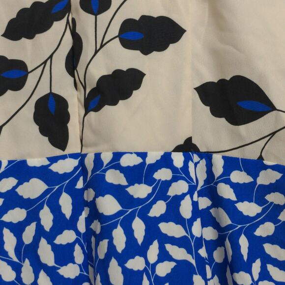 Yumi Kim Botanical Wrap Dress Floral Colorblock Approx S (see measurements) - Picture 4 of 8